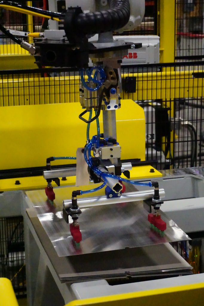 Linear Automation end-of-arm tooling on an ABB robot.